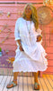 Summer Gypsy Frilly Maxi Dress