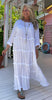 Summer Gypsy Frilly Maxi Dress